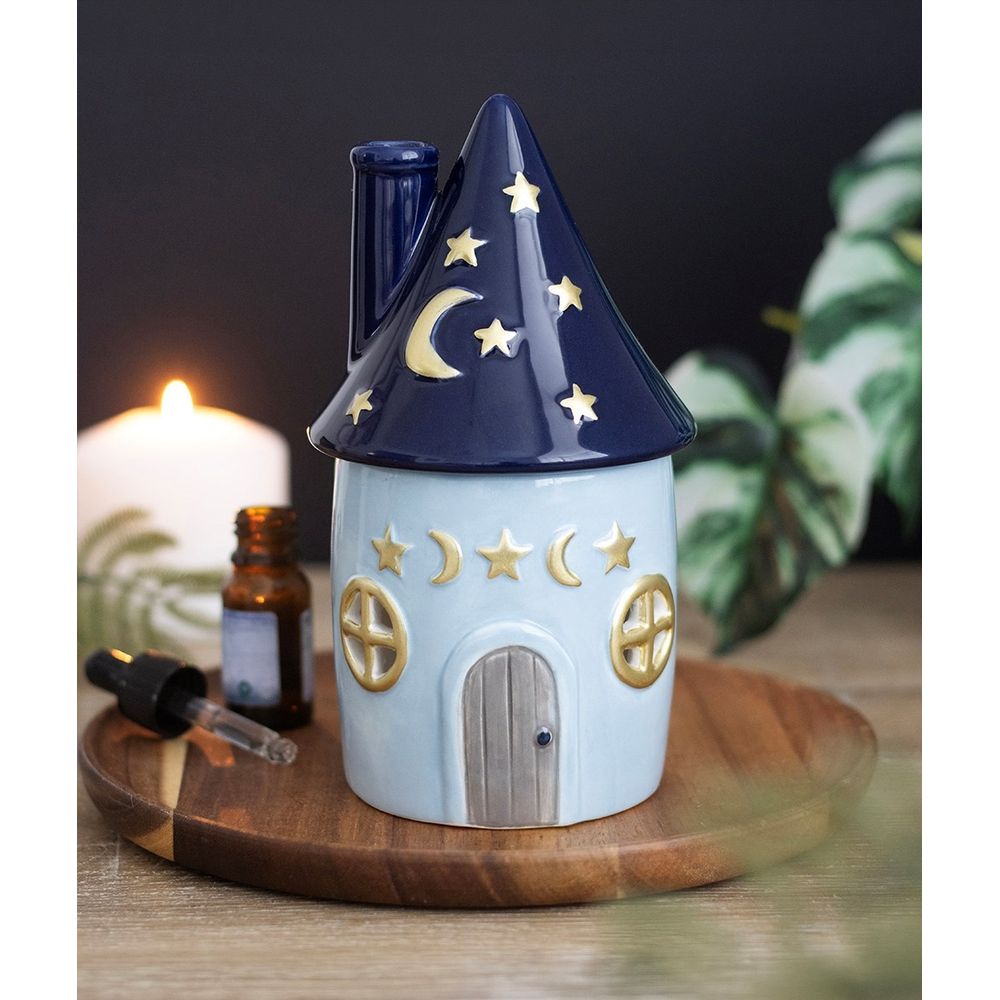 Something Different - Celestial Cottage Ölbrenner/Teelichthalter fürs Raumdüfte - Mehrfarben